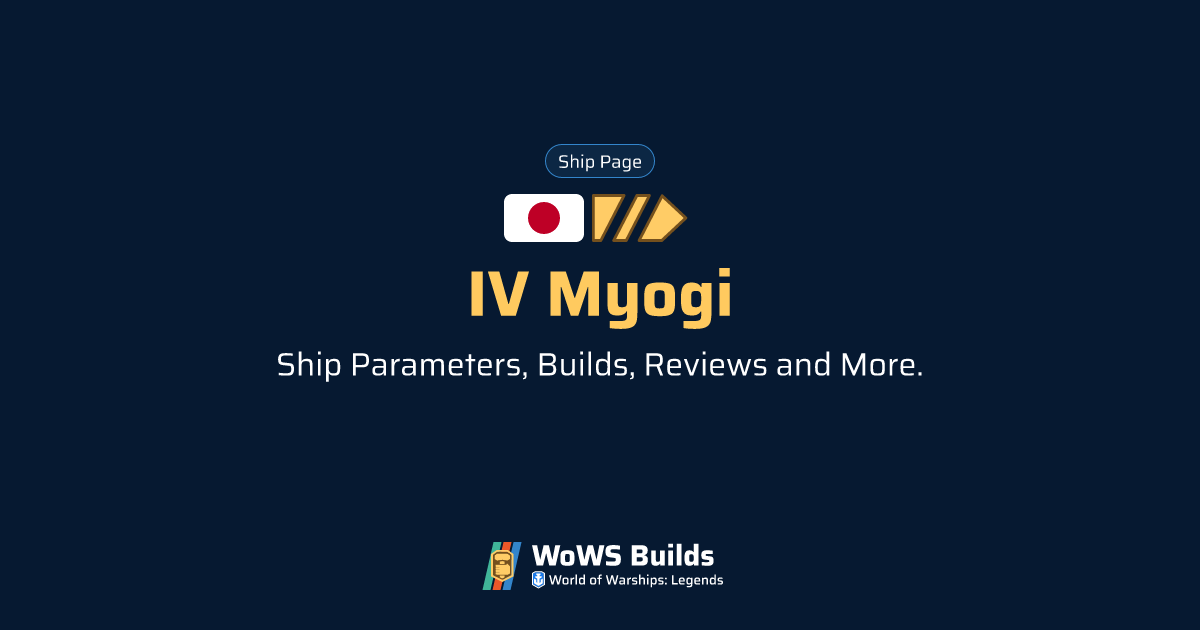 IV Myogi - WoWS: Legends | Stats + Builds | Tier IV Battleship